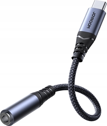 Attēls no Adapter AV Joyroom Adapter DAC Joyroom SY-C01 USB-C do mini jack 3.5 mm - czarny