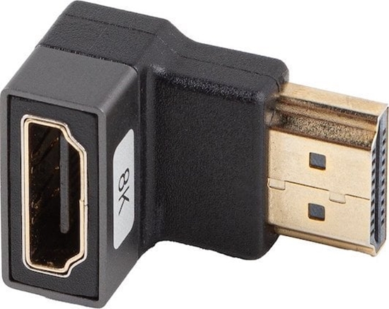 Изображение Adapter AV Lanberg Adapter Lanberg HDMI(F)->HDMI(F) 8K ktowy dó aluminimum srebrny