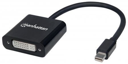 Attēls no Adapter AV Manhattan DisplayPort Mini - DVI-I czarny (152549)
