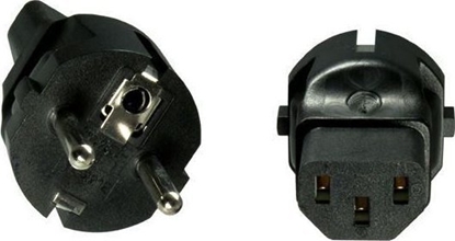 Picture of Adapter AV MicroConnect Microconnect PESC13AD adapter wtyczek zasilajcych Typu F C13 Czarny