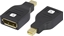 Attēls no Adapter AV Techly TECHLY Adapter DisplayPort F auf Mini DisplayPort M 4K schwarz