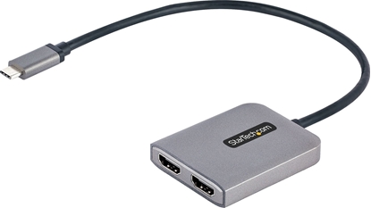 Attēls no Adapter USB StarTech StarTech.com MST14CD122HD zewntrzna karta graficzna usb 3840 x 2160 px Czarny, Szary