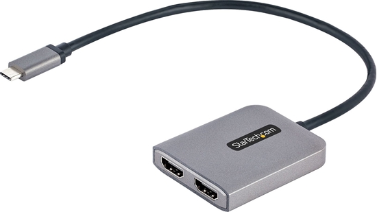 Изображение Adapter USB StarTech StarTech.com MST14CD122HD zewntrzna karta graficzna usb 3840 x 2160 px Czarny, Szary
