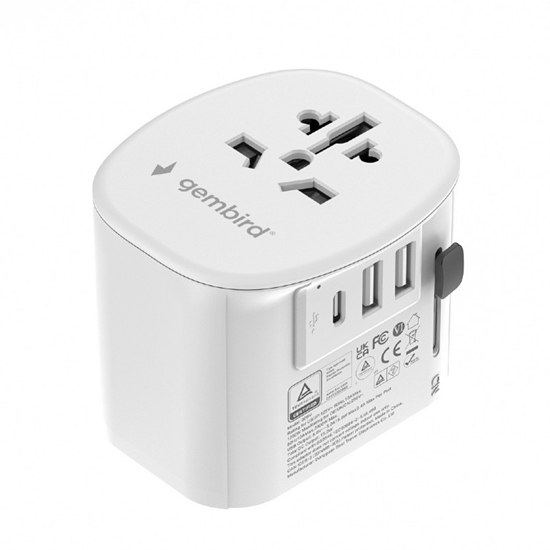 Picture of Adapteris Gembird Universal Travel Adapter 15W