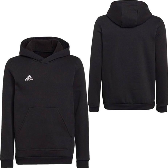 Изображение Adidas 7Bluza adidas ENTRADA 22 Hoody H57516 H57516 czarny 128 cm