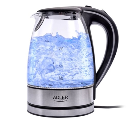 Изображение Adler AD1225 Electric Kettle 1.7L Stainless Steel 2200W