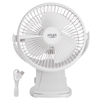 Picture of Adler Rechargeable Clip-on Desk Fan | AD 7342 | Table Fan | White | Diameter 15.5 cm | Number of speeds 3 | Oscillation | 5 W
