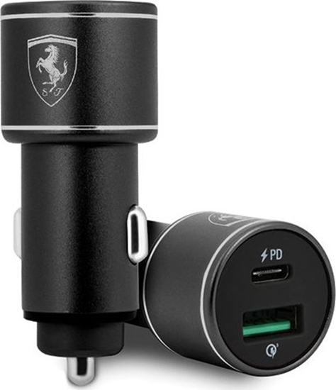 Picture of adowarka Ferrari Scuderia 1x USB-A 1x USB-C 3.6 A  (FER000380)