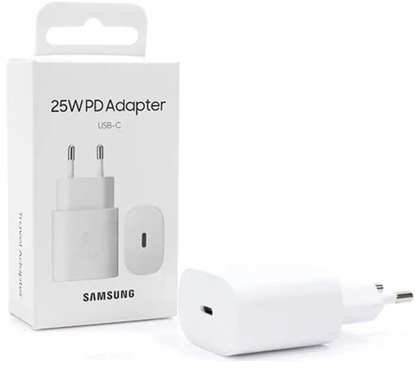 Attēls no adowarka Samsung Samsung EP-TA800EWE Adaptive 25W Super fast network adapter-charger USB-C 2A White (bulk)