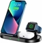 Picture of adowarka Swissten Wireless Charger 3 in 1 Stand Black for Apple and Samsung (watch cable not included)