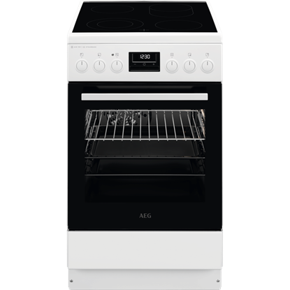 Attēls no AEG keramiskā plīts, Steambake 6000. sērijas, balta