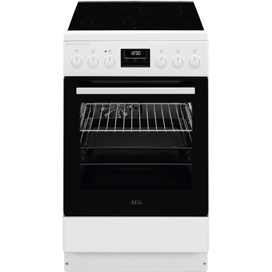 Picture of AEG keramiskā plīts, Steambake 6000. sērijas, balta