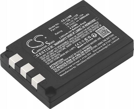 Picture of Akumulator Cameron Sino Akumulator Bateria Typu Li-10b Li-12b Do Olympus / Db-l10 Db-l10a Do Sanyo / Cs-li10b