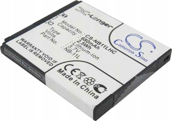 Picture of Akumulator Cameron Sino Akumulator Bateria Typu Nb-11l / Nb-11lh / Nb11l Do Canon / Cs-nb11lhc
