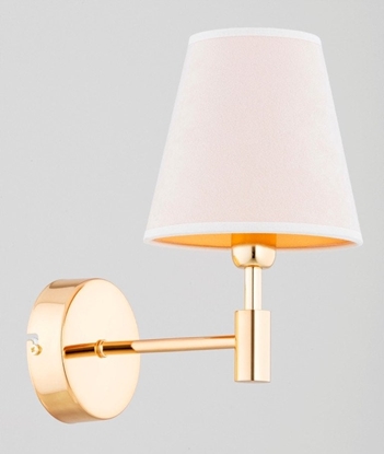 Picture of Alfa Astrit 28720 kinkiet lampa cienna 1x10W E14 zoty/biay