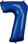 Attēls no AMSCAN Balon foliowy dua cyfra 7 niebieski 57x86cm 9907288
