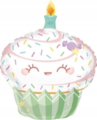 Изображение AMSCAN Balon foliowy SuperShape Crazy Cake 88x70cm