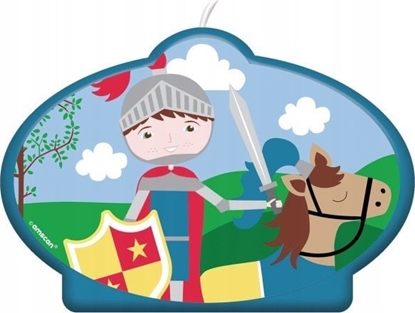 Attēls no AMSCAN wieczka figurka Rycerz na koniu Knight 9909869