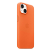 Picture of Apple - iPhone 14 Leather Case with MagSafe Orange