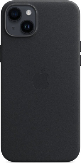Picture of Apple - iPhone 14 Plus Leather Case with MagSafe - Midnight