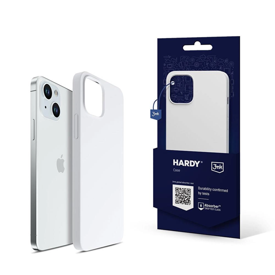 Picture of Apple iPhone 15 - 3mk Hardy Silicone MagCase Silve