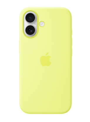 Изображение Apple MGEV4ZM/A Silicone Case with MagSafe for iPhone 17 / Neon Yellow