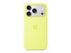 Изображение Apple MGFF4ZM/A Silicone Case with MagSafe for iPhone 17 Pro / Neon Yellow
