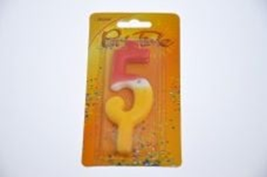 Picture of Arpex Swieczka cyferka - kolor nr 5