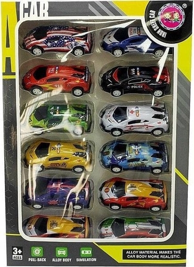 Изображение Artyk Auta metalowe 12szt