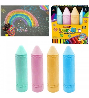 Attēls no Asfalta krītiņi 4 krāsas HWJ004581