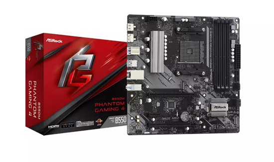 Изображение Asrock B550M Phantom Gaming 4 micro‑ATX Motherboard