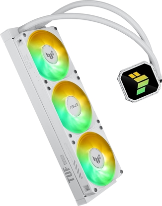 Picture of Chodzenie wodne Asus TUF Gaming LC III 360 ARGB White Edition (90RC0192-B0EAY0)