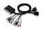 Picture of Aten 2-Port USB DVI/Audio Cable KVM Switch with Remote Port Selector