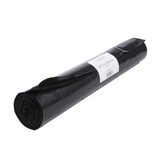 Picture of Atkritumu maisi, 150 l, 10 gab., LD, 50 mikronu, 75 x 115 cm, melni