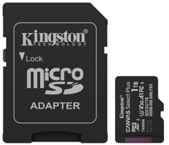 Picture of Atmiņas karte Kingston MicroSDXC 1TB Canvas Select Plus
