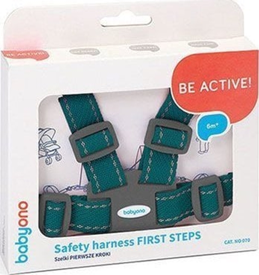 Изображение BabyOno 070/03 SZELKI DO WÓZKA FIRST STEPS ZIELONE