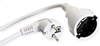 Picture of Bachmann extension cable with earthing contact, 230VAC, white, 15 m