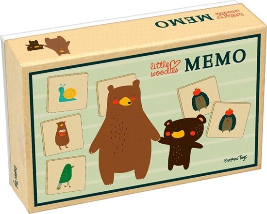 Picture of Barbo Toys Memory, Gra pamiciowa dla Dzieci, Little Woodies