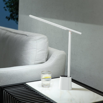 Изображение Baseus Baseus Smart Eye rechargeable folding reading desk LED lamp (Smart Light) white (DGZG-02) White