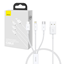 Attēls no Kabel USB Baseus USB-A - USB-C + microUSB + Lightning 0.5 m Biay (P10320105221-01)