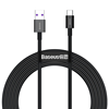 Picture of Baseus Baseus Superior USB Cable - USB Type C 66 W (11 V / 6 A) Huawei SuperCharge SCP 2 m black (CATYS-A01)