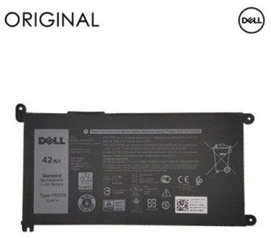 Изображение Bateria Extra Digital Neiojamo kompiuterio baterija DELL YRDD6, 3500mAh, Original