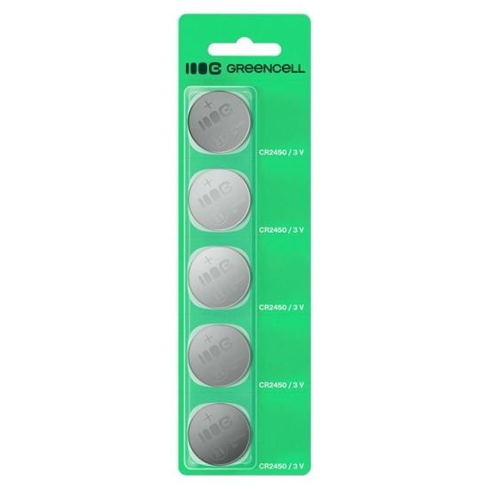 Picture of Baterijas Green Cell Blister 5x Lithium Battery CR2450