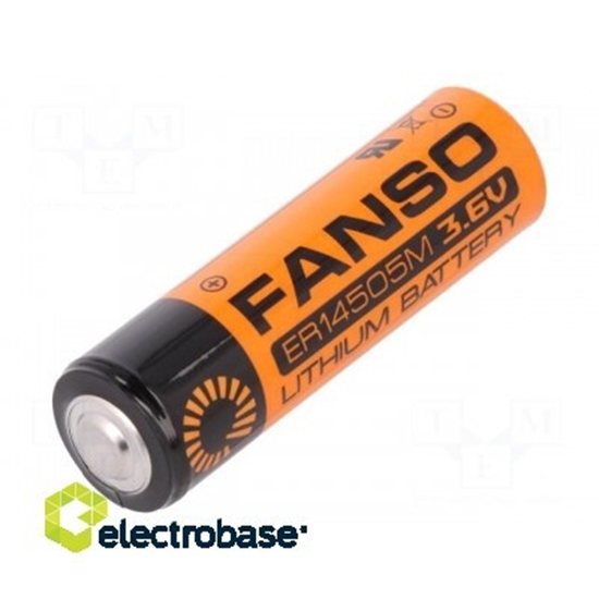 Picture of Baterija AA, litija, 3.6V, ?14.5x50.5mm, 2100mAh, FANSO |  EB17565488