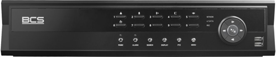 Picture of BCS-U-NVR1606-A-4K-16P(8TB) Rejestrator IP BCS ULTRA 32 kanaowy, PoE