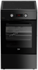 Picture of BEKO Cooker | FSM59305BDT | Hob type Induction | Oven type Electric | Black | Width 50 cm | Grilling | Depth 60 cm | 60 L