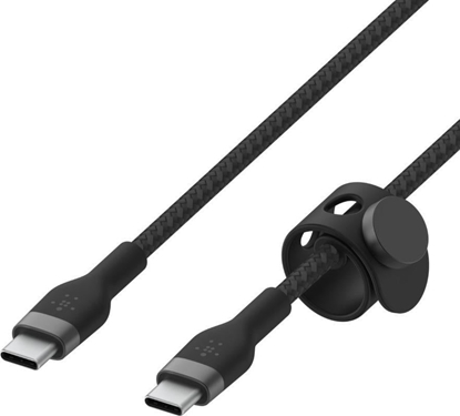 Attēls no Belkin Flex USB-C/USB-C till 60W 3m, black CAB011bt3MBK