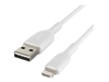 Изображение Belkin Lightning Lade/Sync Cable 2m, PVC, white,  mfi certified