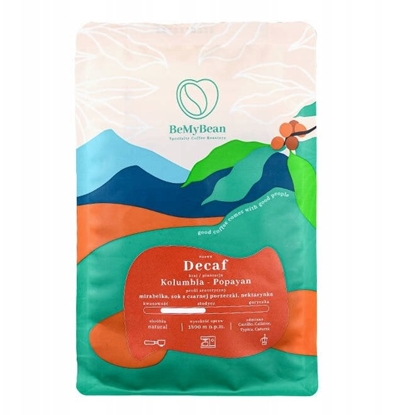 Attēls no BeMyBean - bezkofeinowa kawa ziarnista Kolumbia Popayan Natural Sugarcane Espresso 250 g