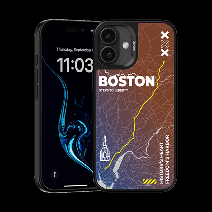 Изображение Benks Dynamic City Boston Case for Iphone 16